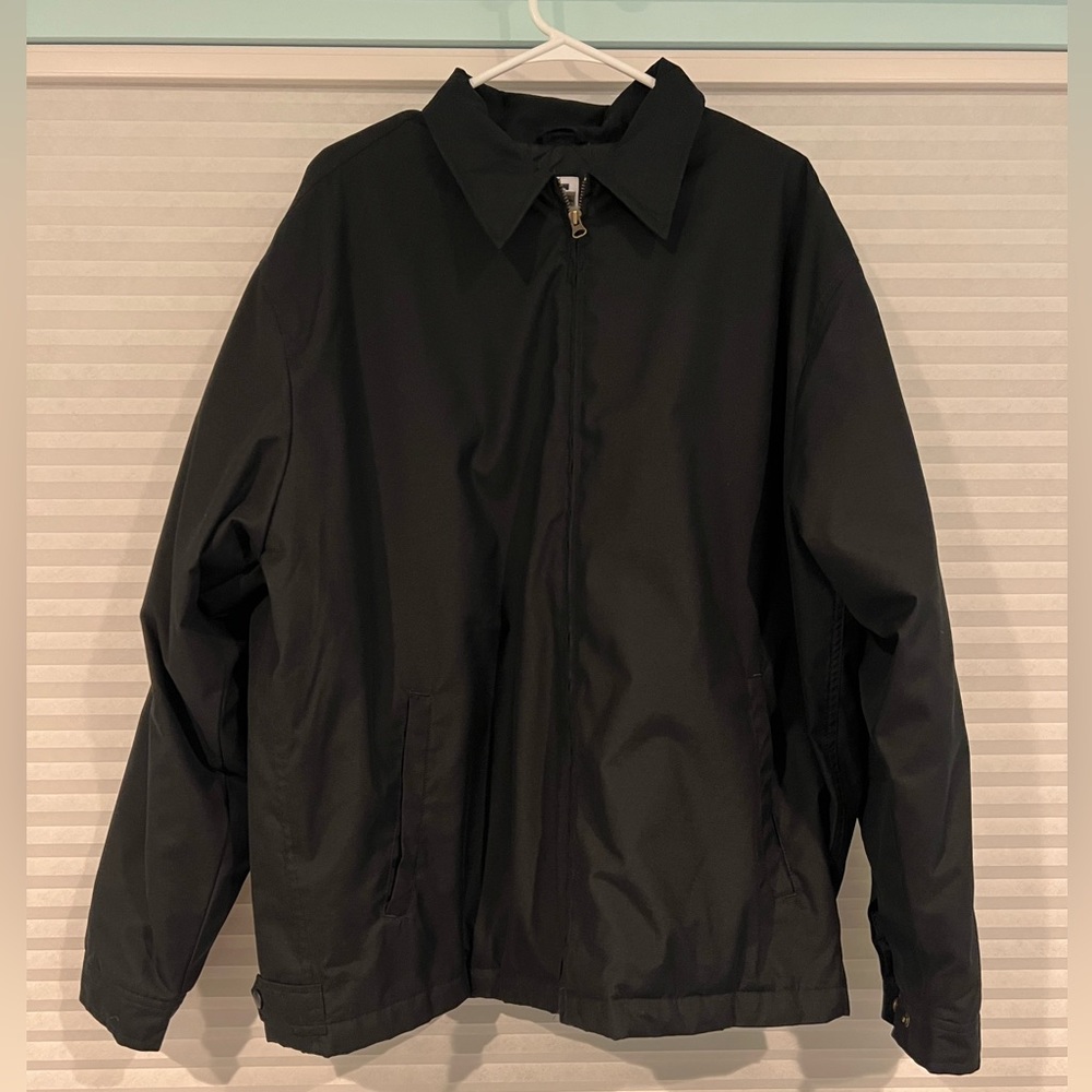 Gap Factory Store Black Mid Weight Front Zip Men’s XL Performance Jacket